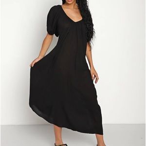 9seed sand hill cove puff sleeve dress